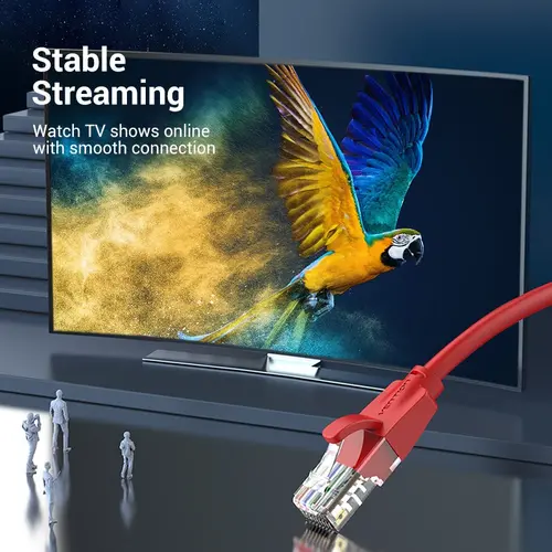 Vention Кабел LAN UTP Cat.6 Patch Cable - 2M Red - IBERH - image 6
