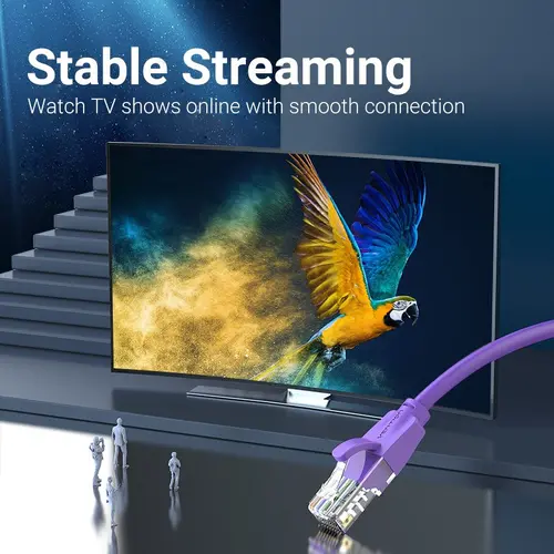 Vention Кабел LAN UTP Cat.6 Patch Cable - 2M Purple - IBEVH - image 5