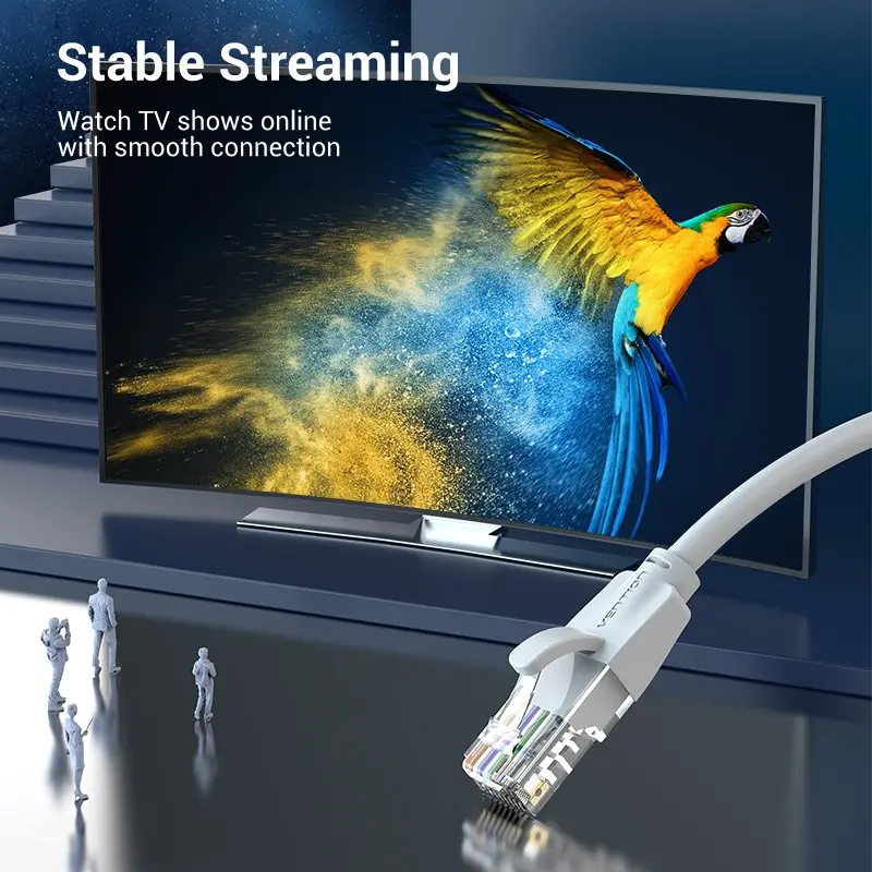 Vention Кабел LAN UTP Cat.6 Patch Cable - 3M Gray - IBEHI - image 4