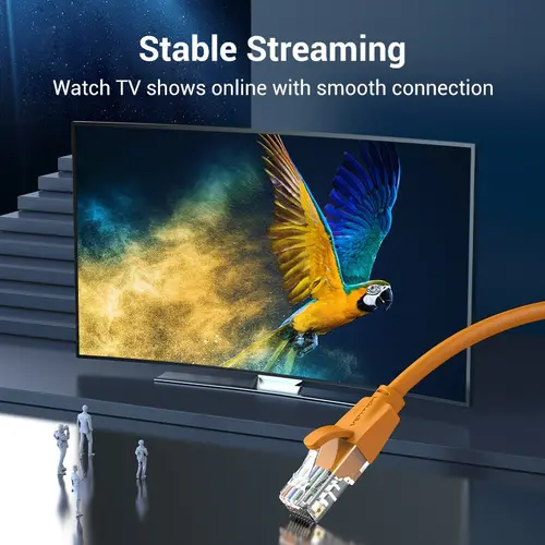 Vention Кабел LAN UTP Cat.6 Patch Cable - 2M Orange - IBEOH - image 4