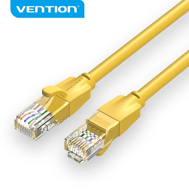 Vention Καλώδιο LAN UTP Cat.6 Patch καλώδιο - 2M Κίτρινο - IBEYH
