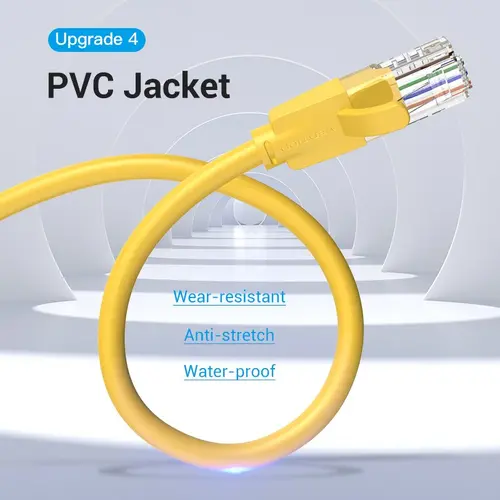 Vention Кабел LAN UTP Cat.6 Patch Cable - 2M Yellow - IBEYH - image 8