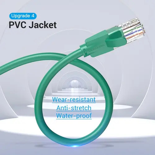 Vention Καλώδιο LAN UTP Cat.6 Patch - 2M Πράσινο - IBEGH - 9