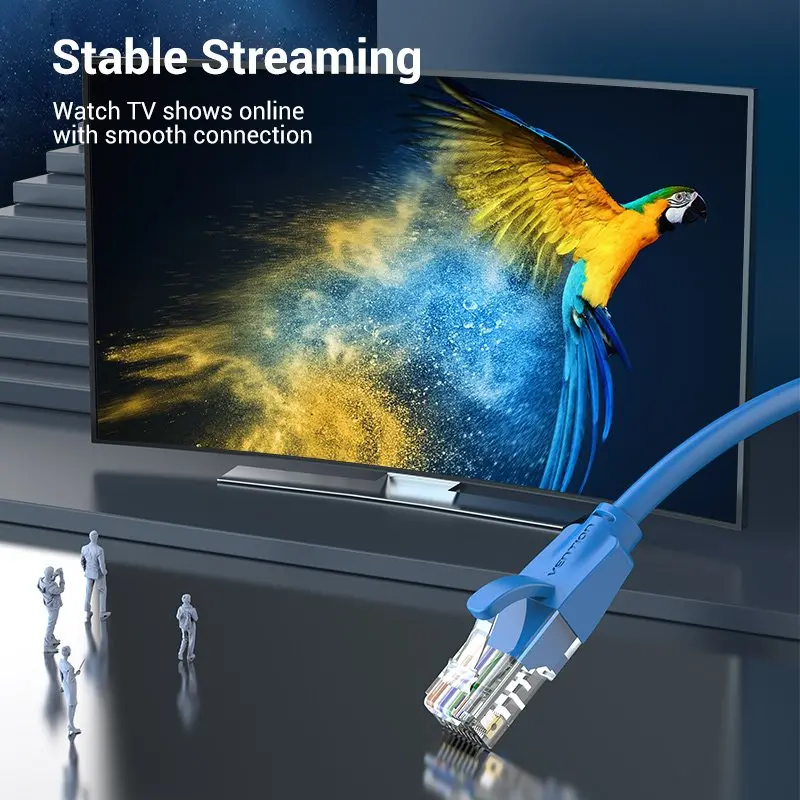 Vention Кабел LAN UTP Cat.6 Patch Cable - 1.5M Blue - IBELG - image 5