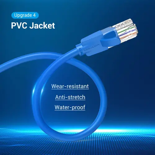 Vention Кабел LAN UTP Cat.6 Patch Cable - 1.5M Blue - IBELG - image 9