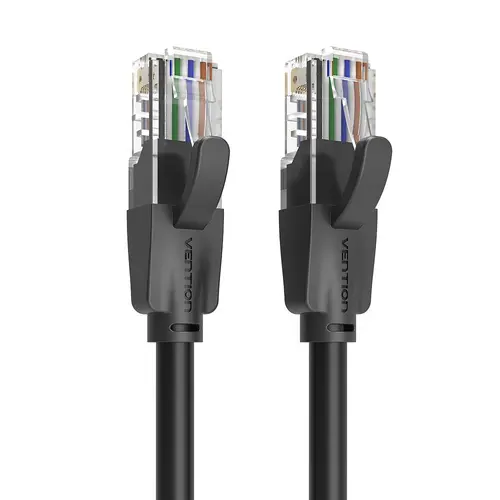 Vention Кабел LAN UTP Cat.6 Patch Cable - 3M Black - IBEBI - image 1