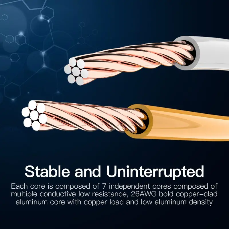 Vention Кабел LAN UTP Cat5e Patch Cable - 10M Blue - VAP-A10-S1000 - image 3