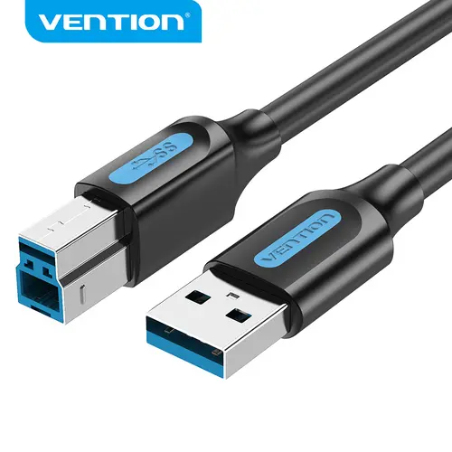 Vention Καλώδιο USB 3.0 AM / BM - 1.5M Μαύρο - COOBG - 1