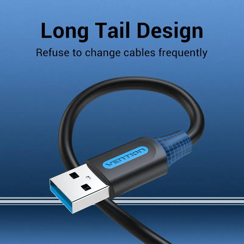 Vention Кабел USB 3.0 AM / AM - 1.5M Black - CONBG - image 7