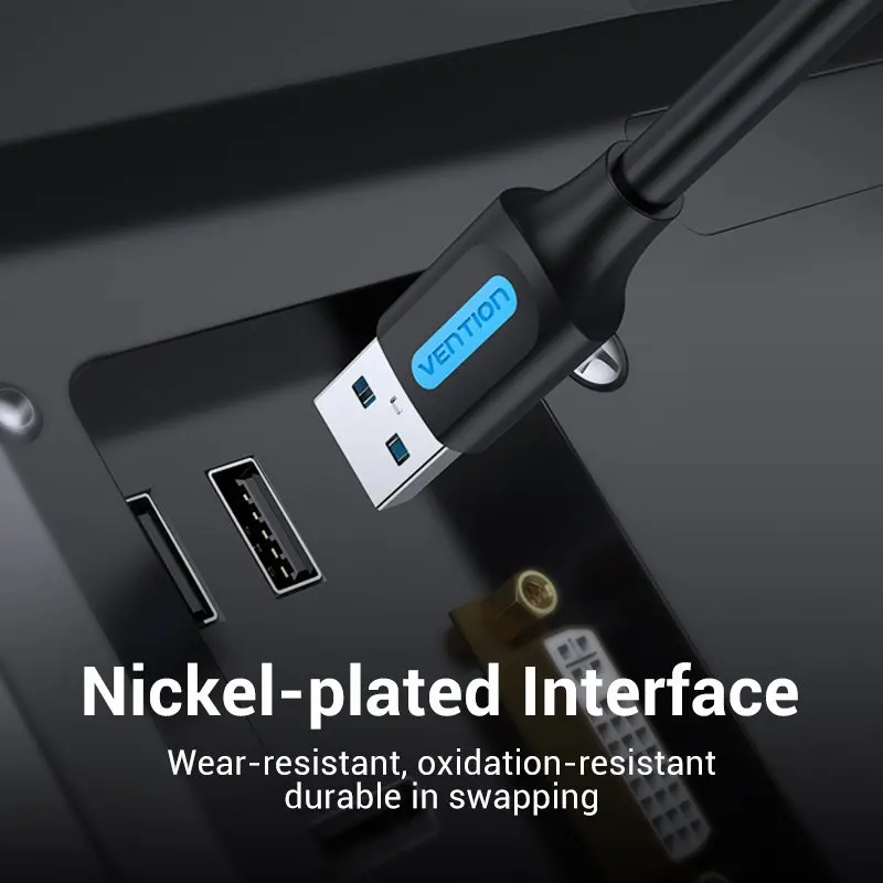 Vention Кабел USB 3.0 AM / AM - 1.5M Black - CONBG - image 8