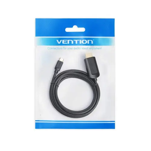Vention кабел Cable Type-C to HDMI - 2.0m 4K Black - CGUBH - image 11