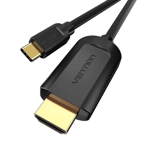 Vention кабел Cable Type-C to HDMI - 2.0m 4K Black - CGUBH - image 2