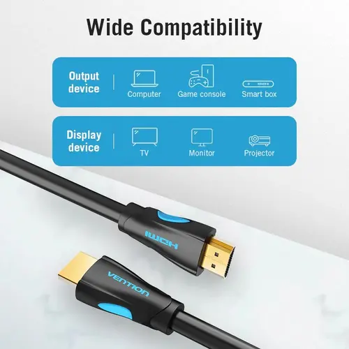 Vention кабел Cable HDMI 2.0 15.0m - 4K/60Hz Black - VAA-M02-B1500 - image 7