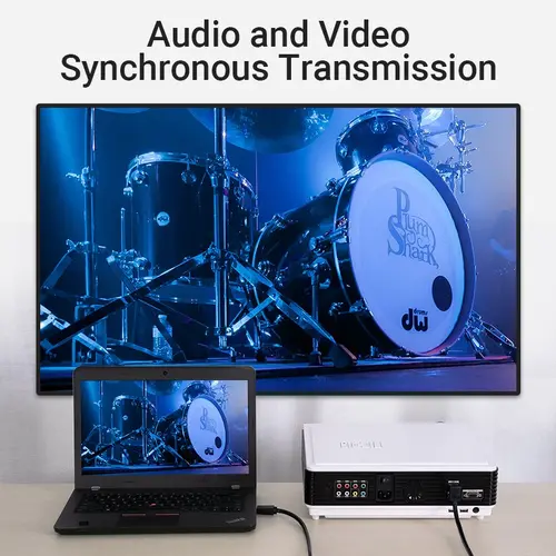 Vention Καλώδιο HDMI γωνιακό 270 μοιρών v2.0 M / M 4K/60Hz επιχρυσωμένο - 1.5M μαύρο - AAQBG - 7