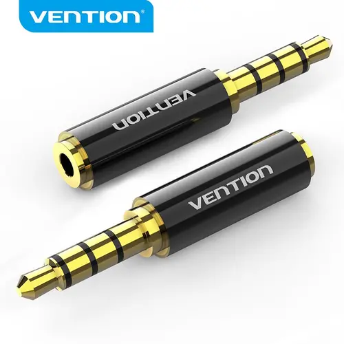 Vention adaptor audio 3.5mm M / 2.5mm F negru metalic - BFBB0 - 1