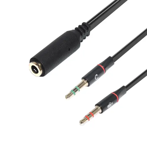 Makki αντάπτορας 3.5mm 4pin F / 2 x 3.5mm M - MAKKI-CBL-SP40 - 2