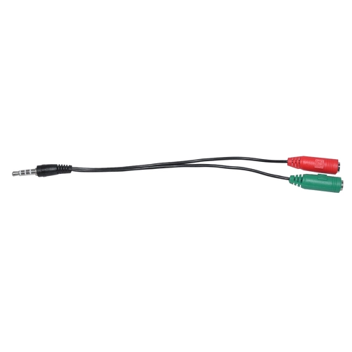 Makki преходник Adapter 3.5mm 4pin M / 2 x 3.5mm F - MAKKI-CBL-SP35 - image 4