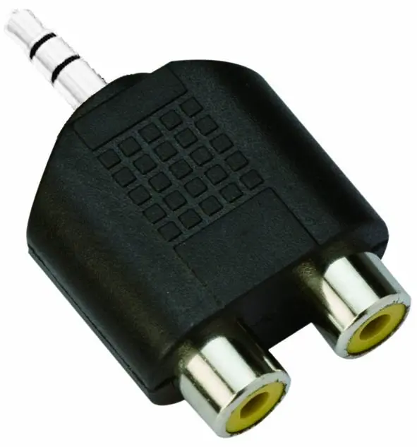 VCom Αντάπτορας 3.5mm Stereo M / 2x RCA F - CA501
