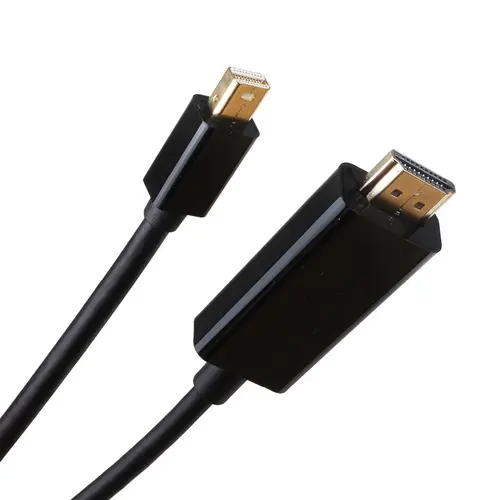 VCom Кабел Mini Display Port M / HDMI M 4K 2160p - CG615L-1.8m-4K Black - image 2