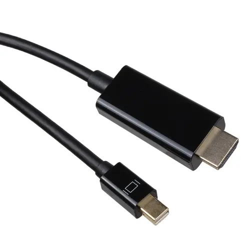 VCom Кабел Mini Display Port M / HDMI M 4K 2160p - CG615L-1.8m-4K Black - image 3