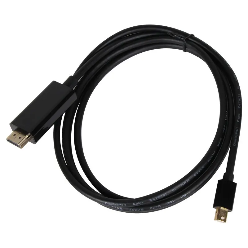VCom Кабел Mini Display Port M / HDMI M 4K 2160p - CG615L-1.8m-4K Black - image 5