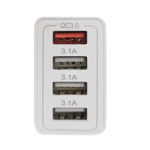 Makki încărcător rapid - QC3.0+3xUSB 30W Alb - MAKKI-QC48W4 - 2