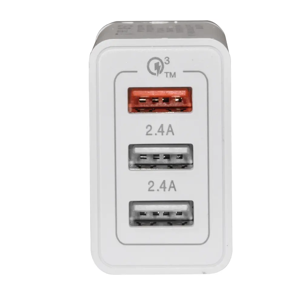 Makki încărcător rapid - QC3.0+2xUSB 30W Alb - MAKKI-QC30W3 - image 9