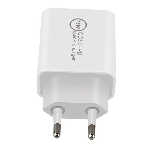 Makki бързо зарядно Fast Charger Wall - QC3.0 + Power Distribution Type-C 18W White - MAKKI-PQ18W-WH - image 7