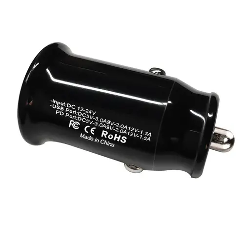 Makki încărcător auto rapid - Type-C + USB QC3.0 20W - MAKKI-CC20W02-BK - 7
