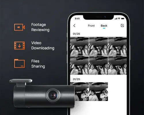 70mai Добавка за видеорегистратор Interior Dash Cam FC02 - for A400, A500S, A800S - image 8