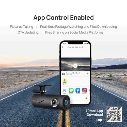 70mai Видеорегистратор Smart Dash Cam 1S D06 - image 4