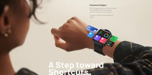 Maimo смарт часовник Smartwatch - Maimo Watch Flow - Metallic Black - SPO2, HeartRate, GPS - image 8