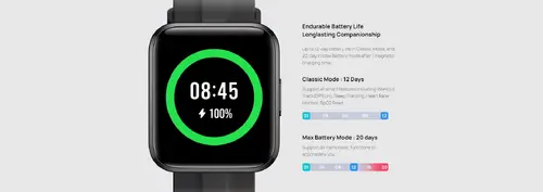 Maimo смарт часовник Smartwatch - Maimo Watch Flow - Metallic Black - SPO2, HeartRate, GPS - image 9