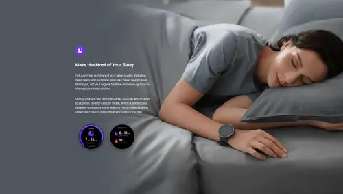 Maimo смарт часовник Smartwatch - Maimo Watch R GPS - Black, SPO2, HeartRate - image 13