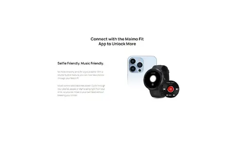 Maimo смарт часовник Smartwatch - Maimo Watch R GPS - Black, SPO2, HeartRate - image 18