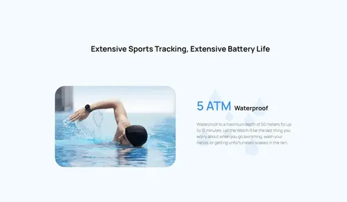 Maimo смарт часовник Smartwatch - Maimo Watch R GPS - Black, SPO2, HeartRate - image 7