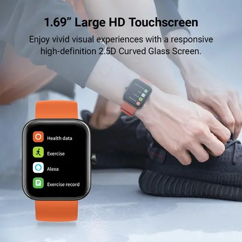 Maimo смарт часовник Smartwatch - Maimo Watch RoseGold - SPO2, HeartRate, Amazon Alexa - image 9