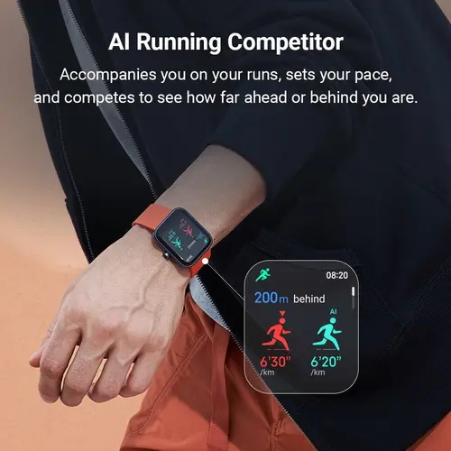 Maimo смарт часовник Smartwatch - Maimo Watch Black - SPO2, HeartRate, Amazon Alexa - image 3