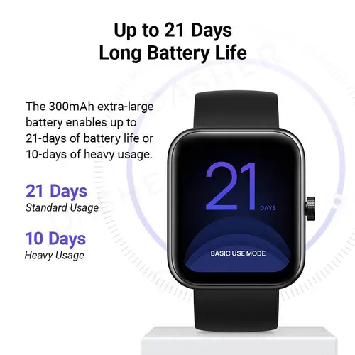Maimo смарт часовник Smartwatch - Maimo Watch Black - SPO2, HeartRate, Amazon Alexa - image 4