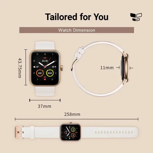 Maimo смарт часовник Smartwatch - Maimo Watch Black - SPO2, HeartRate, Amazon Alexa - image 5
