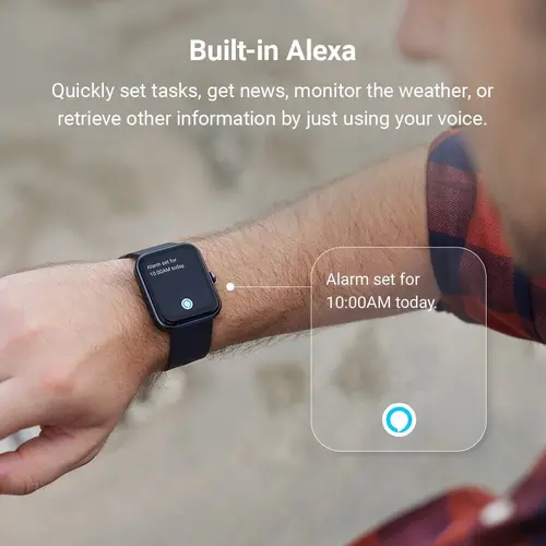 Maimo смарт часовник Smartwatch - Maimo Watch Black - SPO2, HeartRate, Amazon Alexa - image 6
