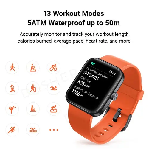 Maimo смарт часовник Smartwatch - Maimo Watch Black - SPO2, HeartRate, Amazon Alexa - image 7