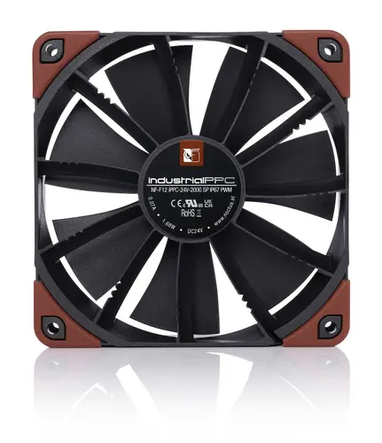 Noctua Влагозащитен / Прахозащитен  Вентилатор Fan 120mm single-phase motor NF-F12-iPPC-24V-2000-SP-IP67-PWM - image 1