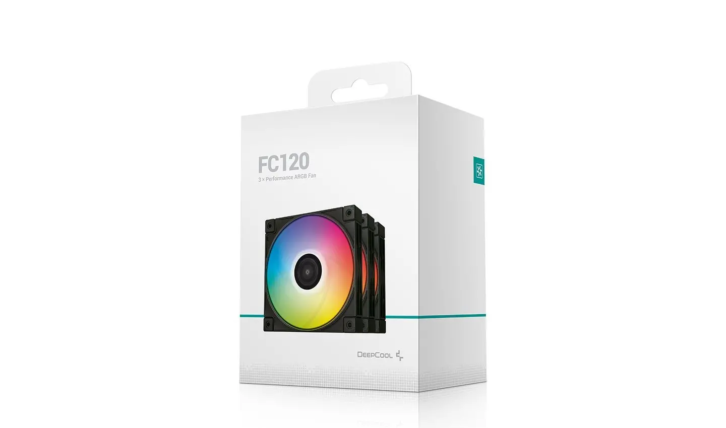 DeepCool Комплект вентилатори Fan Pack 3-in-1 3x120mm - FC120 Black, Addressable RGB - image 9