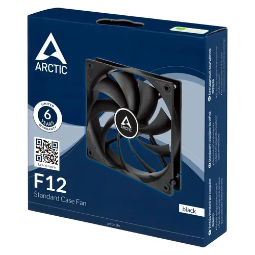 Arctic Ανεμιστήρας Arctic Fan F12 (μαύρο) - 120mm/1350rpm - 4