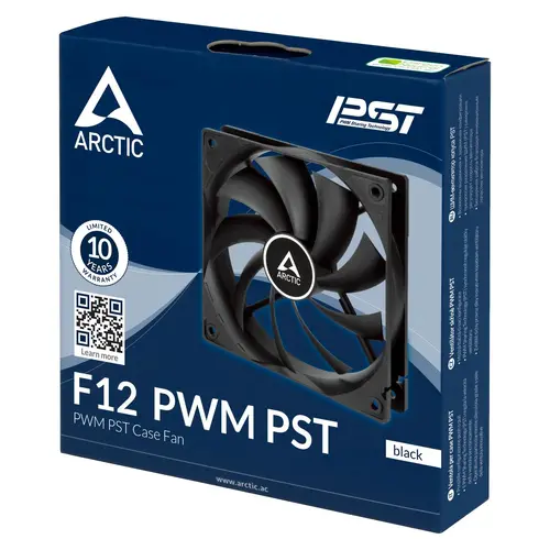 Arctic Вентилатор Arctic Fan F12 PWM PST (black) - 120mm/230-1350rpm - image 3