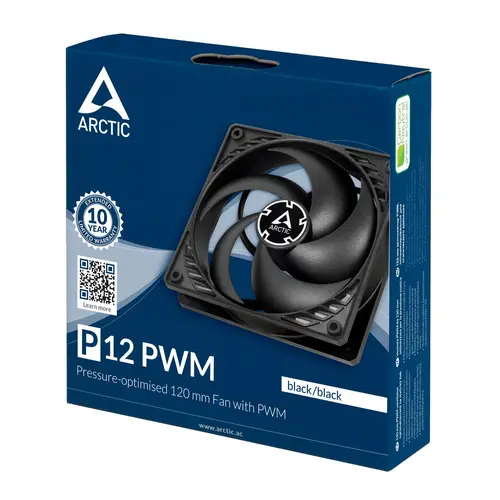 Arctic управляем вентилатор Fan 120mm P12 PWM - black/black 200-1800rpm - ACFAN00119A - image 4