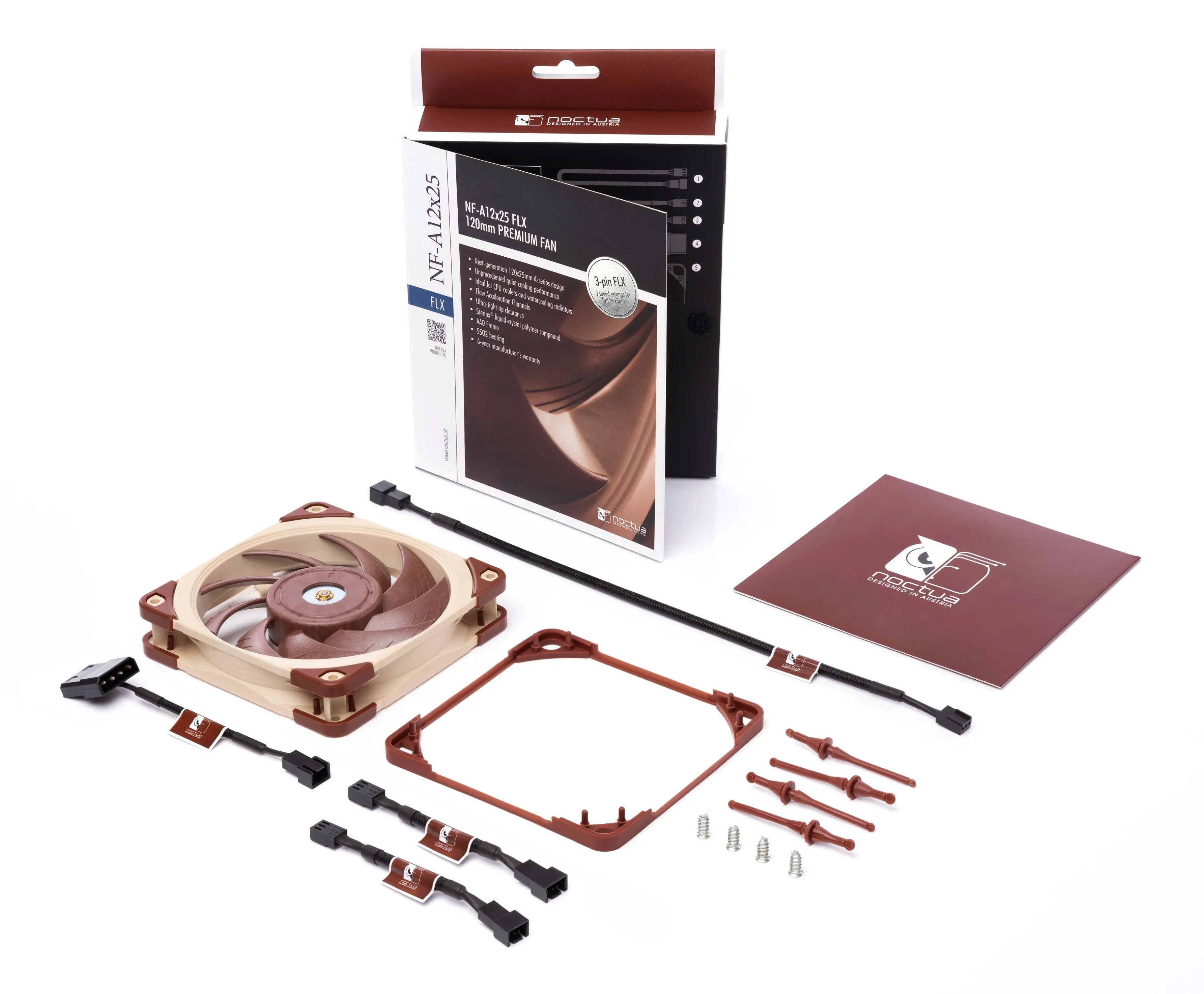 Noctua Вентилатор Fan 120mm NF-A12x25-FLX - image 5