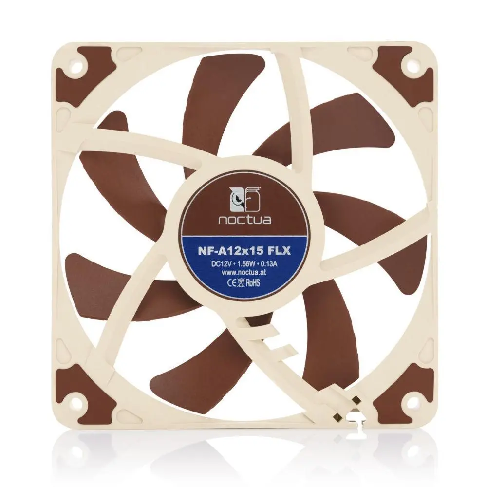 Noctua Вентилатор нископрофилен Fan 120x120x15mm NF-A12x15-FLX - image 2