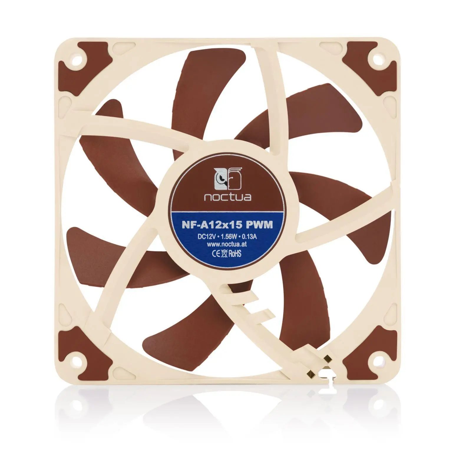 Noctua Вентилатор нископрофилен Fan 120x120x15mm NF-A12x15-PWM - image 3
